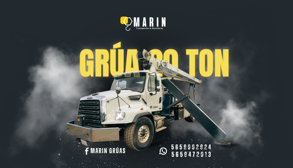 renta de grúa de 20 toneladas