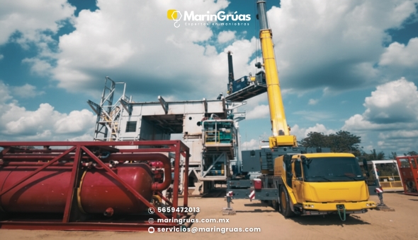 Grúas Industriales en Campeche: La Logística y Mantenimiento de la Industria Petrolera en Campeche