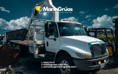 Grúas Industriales en Oaxaca: Descarga Segura de Carretes para Proyectos Eléctricos e Industriales