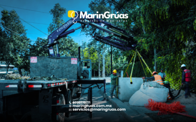 Renta de Grúa Articulada en Durango para Instalar Elementos Prefabricados de Concreto