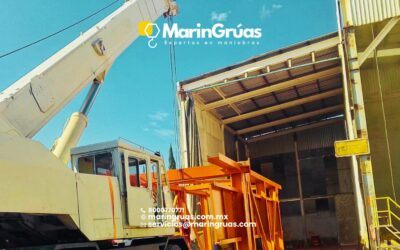 Renta de Grúa Industrial en Manzanillo para la Carga y Descarga de Estructuras Metálicas